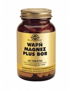 Solgar Wapń Magnez plus Bor x 100 tabl
