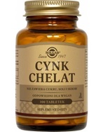 Solgar Cynk chelat x 100 tabl