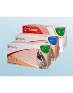 Rękawice trendy winylowe pudrowane XS x 100 szt