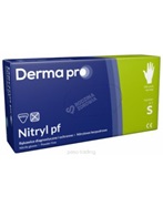 Rękawice Derma Pro nitrylowe bezpudrowe S x 100 szt