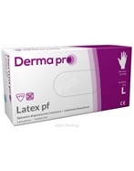 Rękawice Derma Pro lateksowe bezpudrowe L x 100 szt