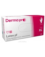 Rękawice Derma Pro lateksowe bezpudrowe XL x 100 szt