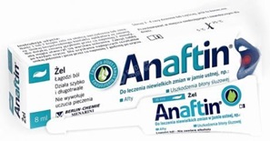 Anaftin żel na afty 8 ml