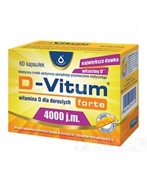 D-vitum forte  4000 j.m. (witamina d dla dorosłych)  x 60 kaps