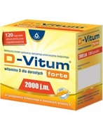 D-vitum forte 2000 j.m. (witamina d dla dorosłych) x 120 kaps