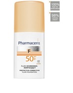 Pharmaceris F - fluid ochronno - korygujący z ochroną spf 50+ SAND (02) 30 ml