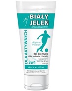 Biały jeleń żel pod prysznic dla aktywnych mężczyzn 3w1 200 ml