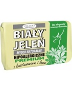 Biały jeleń mydło premium z kasztanowcem i lnem 100 g