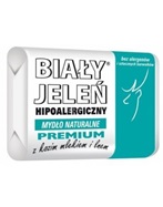 Biały jeleń mydło premium z kozim mlekiem i lnem 100 g
