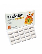 Acidolac junior x 20 misio-tabletek o smaku pomarańczowym