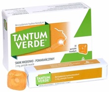 Tantum verde 3 mg x 30 pastylek do ssania o smaku miodowo - pomarańczowym