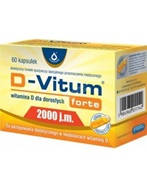 D-vitum forte 2000 j.m (witamina d dla dorosłych) x 60 kaps