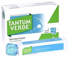 Tantum verde 3 mg x 30 pastylek do ssania o smaku eukaliptusowym