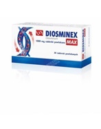 Diosminex max 1000 mg x 30 tabl powlekanych