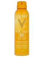 Vichy Ideal Soleil nawilżająca mgiełka do opalania spf-30 200 ml + Vichy Ideal Soleil mleczko po opalaniu 100 ml