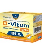D-vitum forte 1000 j.m (witamina d dla dorosłych) x 60 kaps