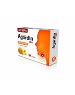 Agardin plus z miodem i cytryną x 24 pastylki do ssania