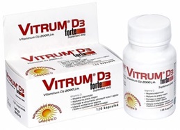 Vitrum d3 forte x 120 kaps (witamina D3 2000 j.m.)