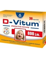 D-vitum witamina d dla niemowląt 800 j.m x 36 kaps