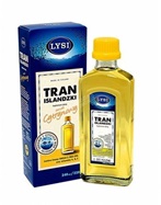 Tran islandzki Lysi cytrynowy 240 ml