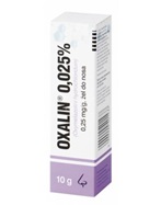 Oxalin 0,025% żel do nosa 10 g (butelka plastikowa)