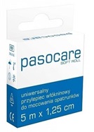 Plaster pasocare włókninowy soft na rolce 5 m x 1,25 cm