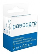 Plaster pasocare włókninowy soft na rolce  5 m x 2,5 cm