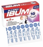 Ibum dla dzieci 125 mg x 10 czopków