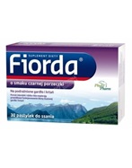 Fiorda o smaku porzeczkowym x 30 pastylek do ssania