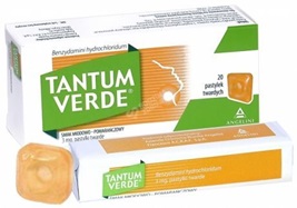 Tantum verde 3 mg x 20 pastylek do ssania o smaku miodowo - pomarańczowym