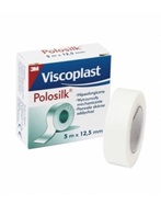 Polosilk 5 m x 12,5 mm na kółku (kartonik) - hypoalergiczny przylepiec jedwabny