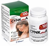 Cynk plus a x 100 kaps