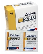 Calcium 500 d proszek musujący  x 60 saszetek