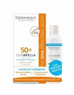 Dermedic Sunbrella promocyjny zestaw - krem ochronny do twarzy spf 50 skóra tłusta i mieszana 50 g + płyn micelarny 100 ml GRATIS!!!