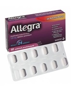 Allegra 120 mg x 10 tabl powlekanych