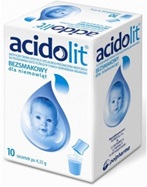 Acidolit bezsmakowy dla niemowląt x 10 sasz po 4,4g