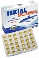 Iskial Forte 500 mg olej z wątroby rekina x 120 kaps