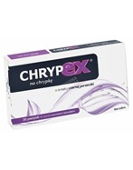 Chrypex x 30 pastylek do ssania o smaku czarnej porzeczki