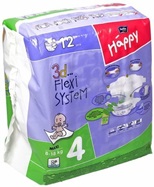 Pieluchy Happy Maxi x 12 szt (8-18 kg)