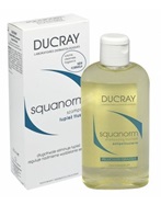 Ducray squanorm szampon przeciwłupieżowy na łupież tłusty 200 ml