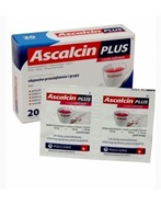 Ascalcin plus malinowy x 20 sasz