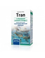 Tran z witaminami + kwasy omega-3 x 60 kaps (Biotter)