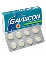 Gaviscon x 8 tabl do rozgryzania o smaku mięty