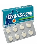 Gaviscon x 16 tabl do rozgryzania o smaku mięty