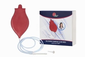 Wlewnik gumowy z kankami 1,2 l Gum-Med