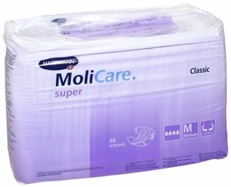 Pieluchomajtki molicare classic super nr 2 x 30 szt