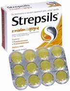 Strepsils miodowo-cytrynowe x 36 tabl do ssania