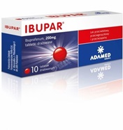 Ibupar 200 mg x 10 tabl drażowanych