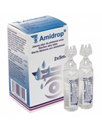 Amidrop jałowy płyn do płukania oczu 2 x 5 ml
