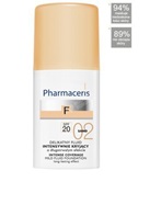 Pharmaceris f - delikatny fluid intensywnie kryjący o przedłużonej trwałości spf 20 sand (02 - piaskowy) 30 ml